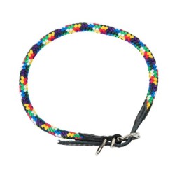 Obroża dla psa, z klamrą, sznurek, 8MM/50CM multikolor