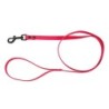 Smycz dla psa z wytrzymałej gumy, czerwony, 16mm/1,2m