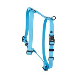 Szelki dla psa z wytrzymałej gumy, niebieskie, 16mm/30-60cm