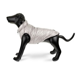 Kurtka, dla psa, serbrno-różowa, dwustronna, rozmiar XL, 50