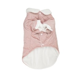 Kurtka, dla psa, różowa, z rękawami, rozmiar 2XL, 55