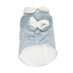 Kurtka, dla psa, niebieska, z rękawami, rozmiar 2XL, 55