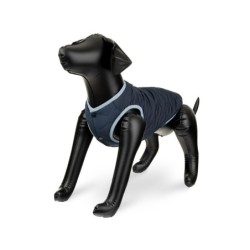 Kurtka, dla psa, ciemnoniebieska, pikowana, rozmiar  XS, 30