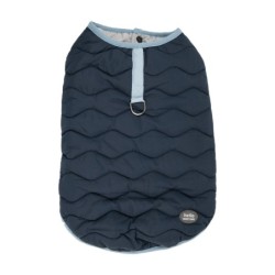 Kurtka, dla psa, ciemnoniebieska, pikowana, rozmiar  XL, 50