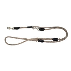 Smycz dla psa, wzór TIGER, regulowana okrągła 6mm /220cm