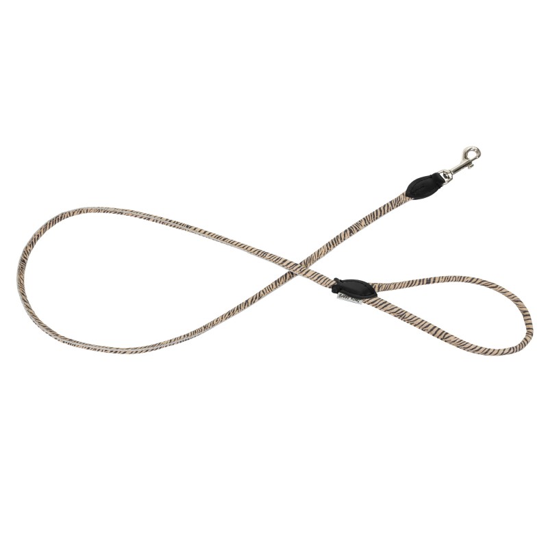 Smycz dla psa, wzór  TIGER,  okrągła 8mm /120cm