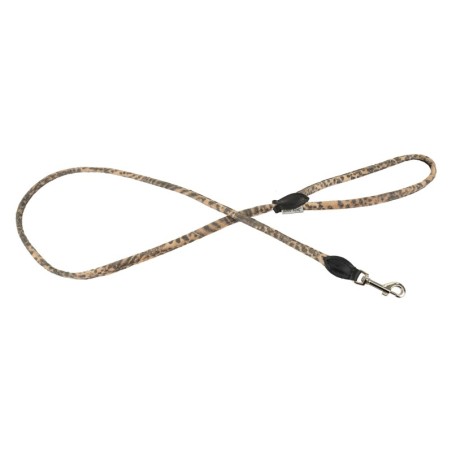 Smycz dla psa, wzór  CHEETAH,  okrągła 6mm /120cm