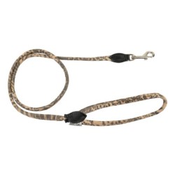 Smycz dla psa, wzór  CHEETAH,  okrągła 6mm /120cm