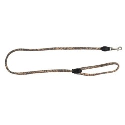 Smycz dla psa, wzór  CHEETAH,  okrągła 12mm /120cm
