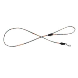 Smycz dla psa, wzór  LA FLEUR,  okrągła  6mm /120cm