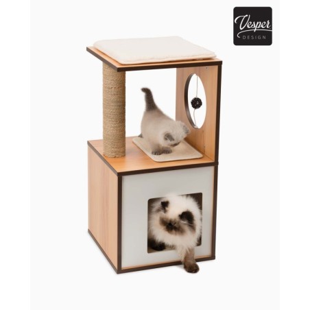 Drapak Catit Vesper V-Box, orzech włoski, S ,37 x 37 x 72.5 cm