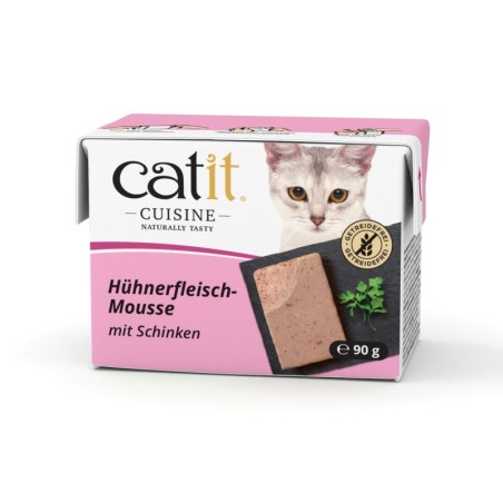 Cuisine Chicken Mousse, pasta, dla kota, kurczak i szynka, 90g
