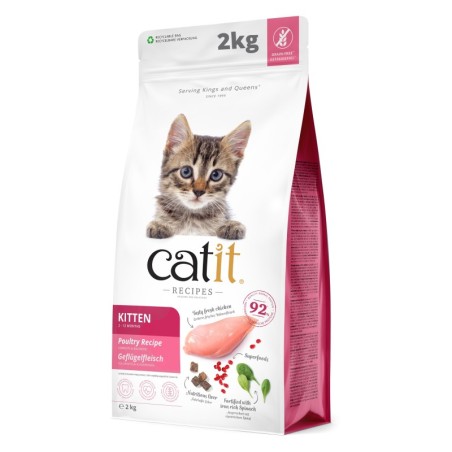 Recipes Kitten, karma sucha, dla kociąt, drób, 2kg