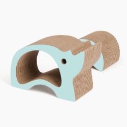 Zoo Scratcher Nosorożec, drapak, dla kota, kartonowy, 46 x 22,5 x 29 cm, 2w1