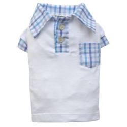 Koszulka polo, biała, SD-XXS 13-15cm/26-28cm