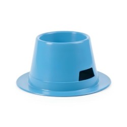 Miska, dla psa, mix kolorów, plastik, 0,85l, dla ras długouchych, różowa, zielona, niebieska