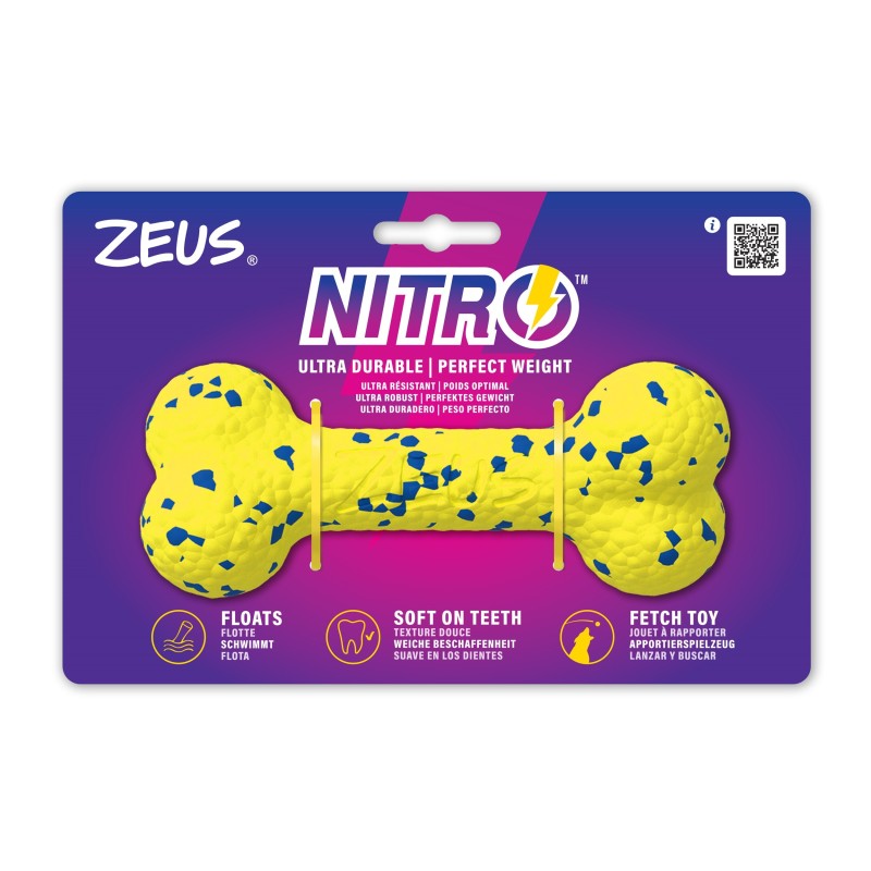 Zeus Nitro, kość, zabawka, dla psa, 16 cm