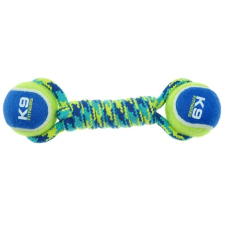 Hantel sznurowy z dwoma piłkami Zeus K9 Fitness, 23 cm