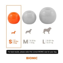 BIONIC Piłka, gryzak, dla psa, S, 5,8cm