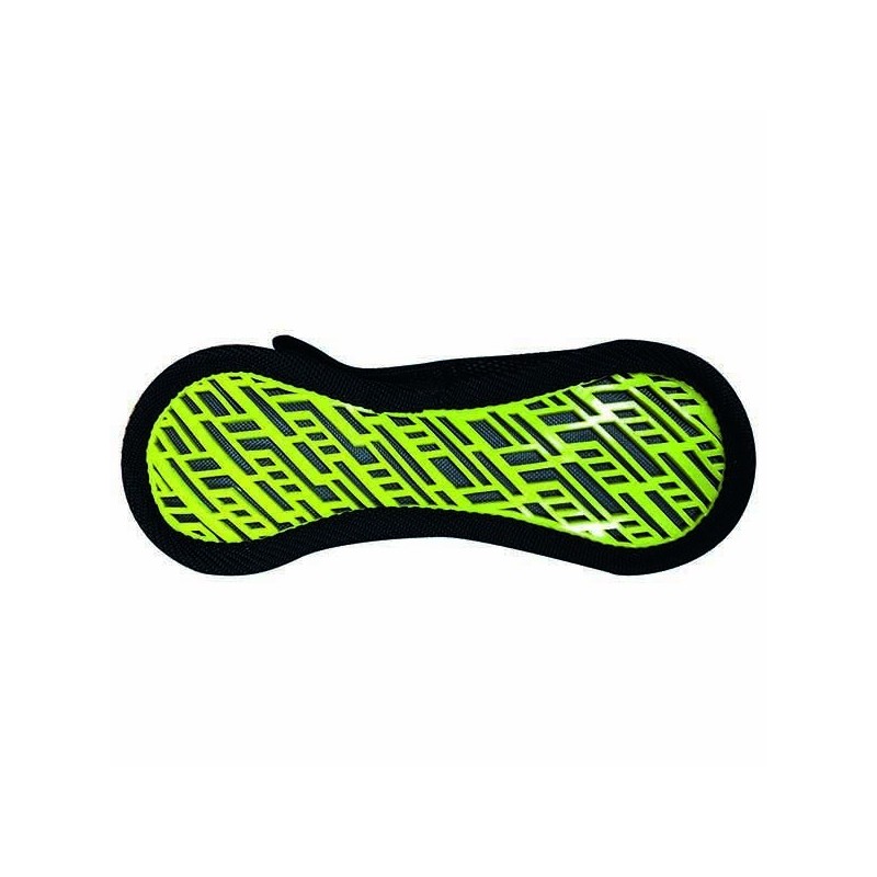 Zabawka do przeciągania z paskiem NERF Dog Force Grip Barbell, 16cm x 6cm