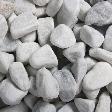 Gravel Carrara White, żwirek, do akwarium, biały, 12-16 mm, 2 kg