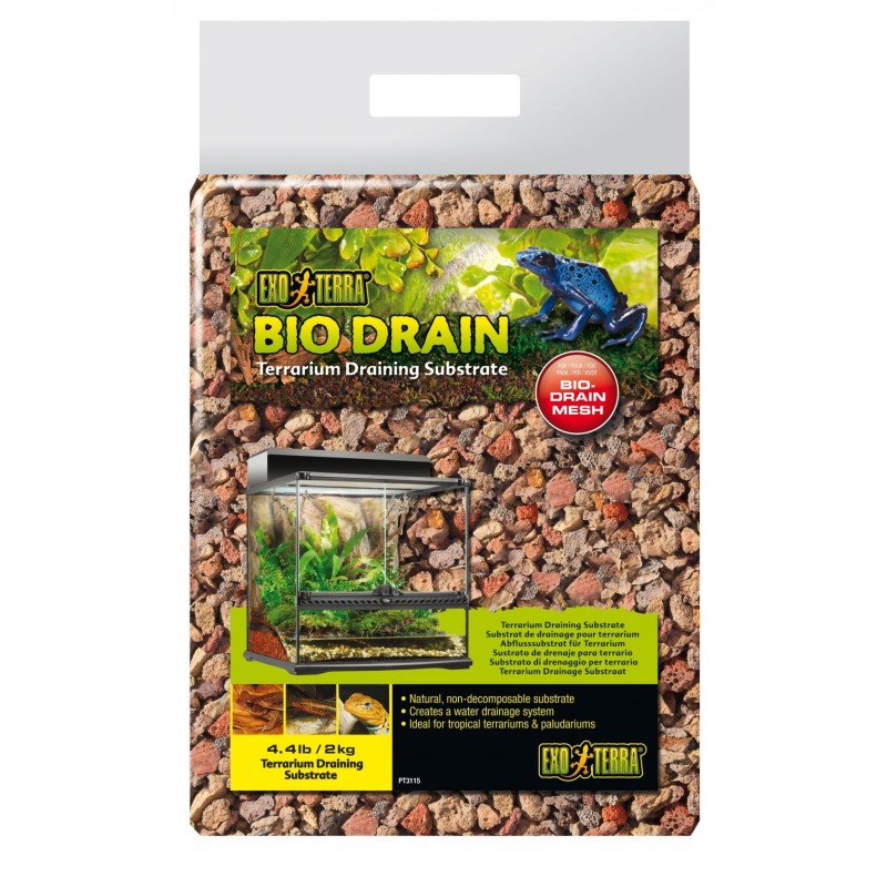 Bio Drain, podłoże drenażowe, do terrarium, 2 kg