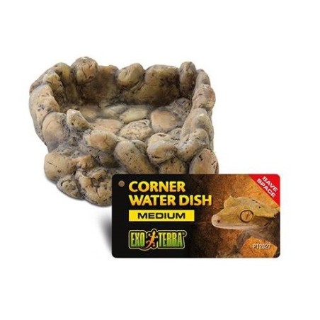 Narożnikowa miska na wodę, M, 12.5 x 13 x 4 cm