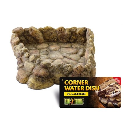 Narożnikowa miska na wodę, XL, 25 x 24 x 6.5 cm