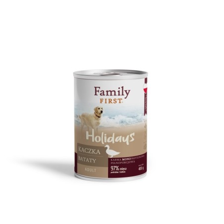 Puszka dla psa, KACZKA/BATATY, adult, monoproteina, 400 g