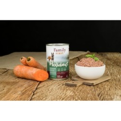 Puszka dla psa, JAGNIĘCINA/KRÓLIK/MARCHEW, adult, duoproteina, 400 g