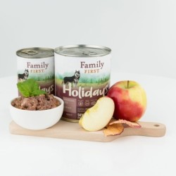 Puszka dla psa, DZICZYZNA/GEŚ/JABŁKO, adult, duoproteina, 800 g