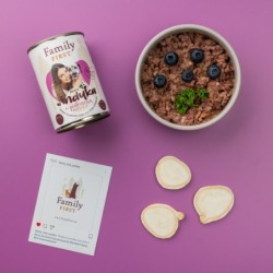 Puszka dla psa, BOGATA W INDYKA, z pietruszką, adult, 400 g