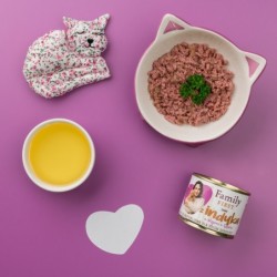 Puszka dla kota, DANIE Z INDYKIEM, adult, 200 g