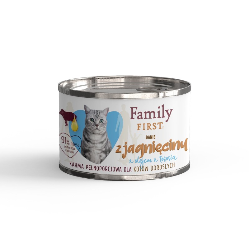 Puszka dla kota, DANIE Z JAGNIĘCINĄ, adult, 200 g
