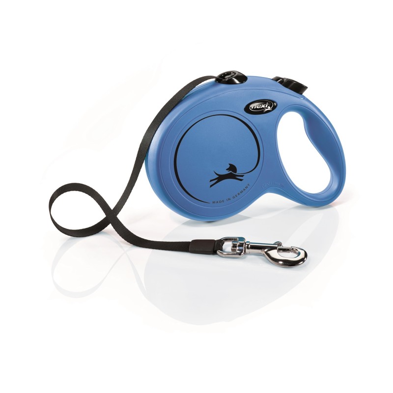 FLEXI SMYCZ New Classic TAŚMA 5m, ROZM. L, NIEBIESKA,