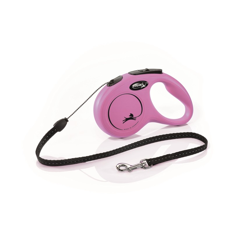FLEXI SMYCZ New Classic SZNUREK  5 m,ROZM. S ,RÓŻOWA, 12kg