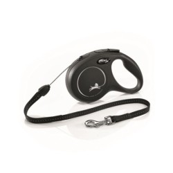 FLEXI SMYCZ New Classic SZNUREK  8 m,ROZM. S ,CZARNA, 12kg