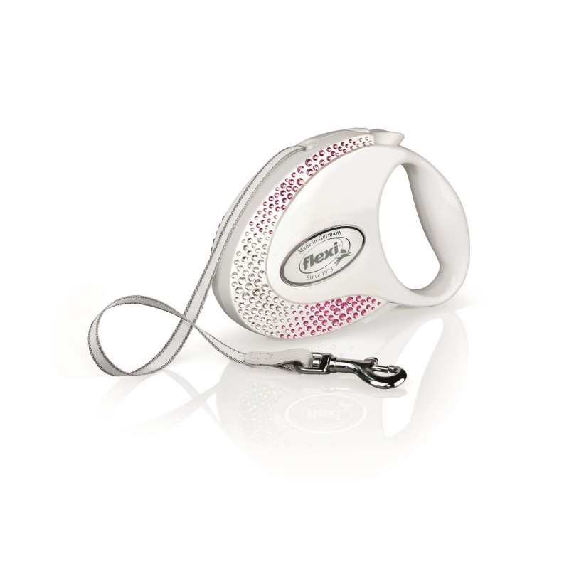 FLEXI SMYCZ GLAM M / ROZM.M COMPOSITION Mother of pearl BIAŁY