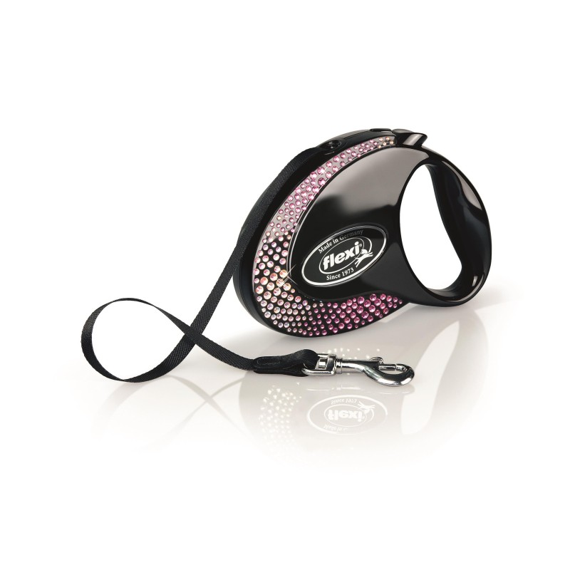 FLEXI SMYCZ GLAM M /ROZM.M COMPOSITIONS Onyx CZARNY