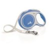 New Comfort, smycz automatyczna dla psa, niebieska, L, 8m, taśma