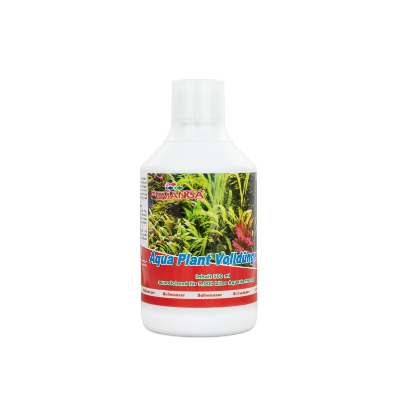 Femanga, Aqua Plant Volldünger,Wieloskładnikowy nawóz mikroelementowy dla roślin wodnych, 500ml