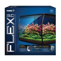 Flex 2.0, zestaw akwariowy, 34 l