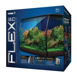 Flex 2.0, zestaw akwariowy, 57 l