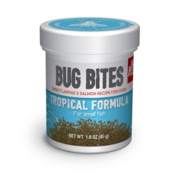 Bug Bites Tropical Formula, pokarm dla ryb tropikalnych, S/M, mikrogranulat, 45g