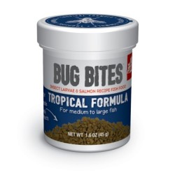Bug Bites Tropical Formula, pokarm dla ryb tropikalnych, M/L, granulat, 45g