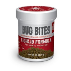 Bug Bites Cichlids Formula, pokarm dla pielęgnic, S/M, granulat, 45g