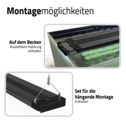 Plant Pro 4.0 LED, oświetlenie do akwarium, 90W, 88,2-124,4 cm, bluetooth