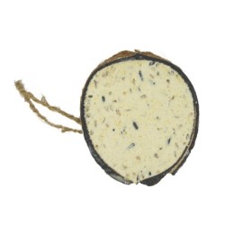 Karma tłuszczowa dla ptaków wolnożyjących w kokosie połówka, 200g