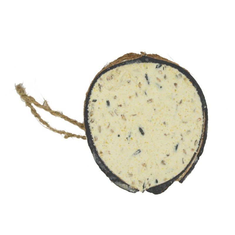 Karma tłuszczowa dla ptaków wolnożyjących w kokosie połówka, 200g