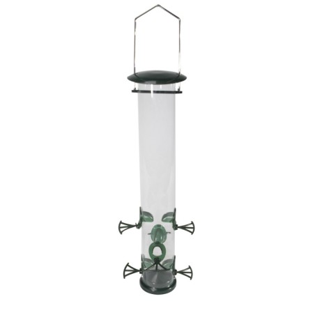 Karmnik dla ptaków, plastikowy, wiszący, 13x13x57,5cm